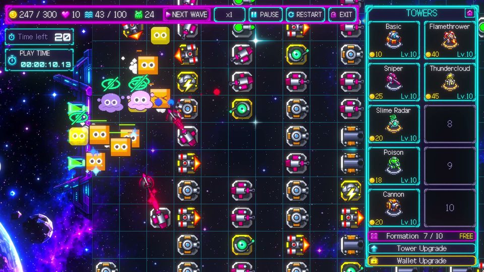 Stage 2 Core Sector — Fog Slimes