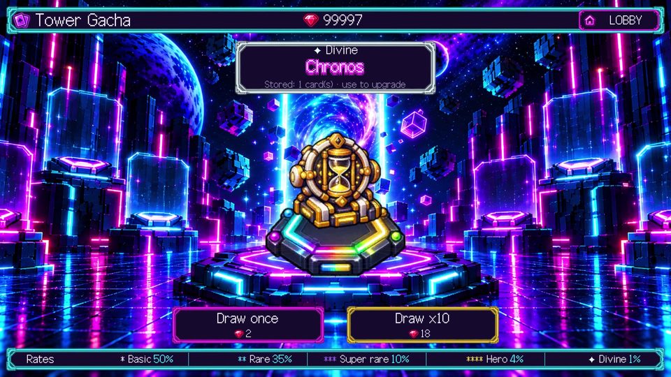Pulling Chronos, a God tower